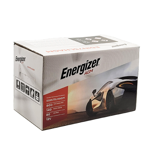 EDIN75LHAGM / Energizer LN4 AGM 800 CCA