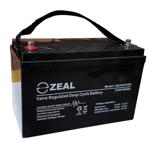 SA12V125C / Zeal AGM 12V 125AH Deep Cycle